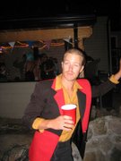 Paul had 3 different 80s outfits .. gold