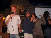 Me and the twins singing Down Under