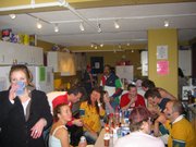 The hostel (aka the Big White Hilton) was cranking on Aussie Day!
