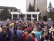 The beer garden