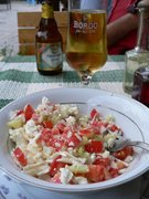 Shopska Salad. Our favourite dish from the East. Tasty and refreshing