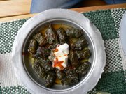 Meat wrapped in cabbage