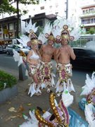 The Samba parade costumes