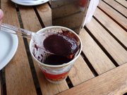 Acai berry. Quite unique but delicious!