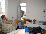 Chilling at the hotel