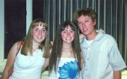 Jolene, Jess and I before heading off to a retro party.
