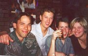 Justin, me, Al and Kate at Cowboys.