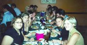 Our floor dinner.