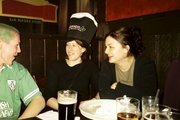 St Pats Day - Brian, Urs, Jelena. Brian (being Irish) was in his element.