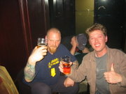 Myself and a biker called "Tiny Tim". he was an animal