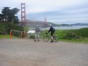 Rode across the GG Bridge in SF. Heaps of fun!