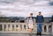 Montreal. Matt and I up Mt. Royal.