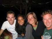 Chilling at the bar in Vilcabamba
