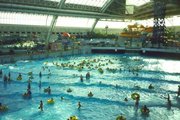 The indoor beach at West Ed Mall which is one of the biggest shopping centres in the world.
