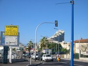 Downtown Antibes, not the nicest place we stayed at!