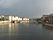 One of the rivers passing through Lyon