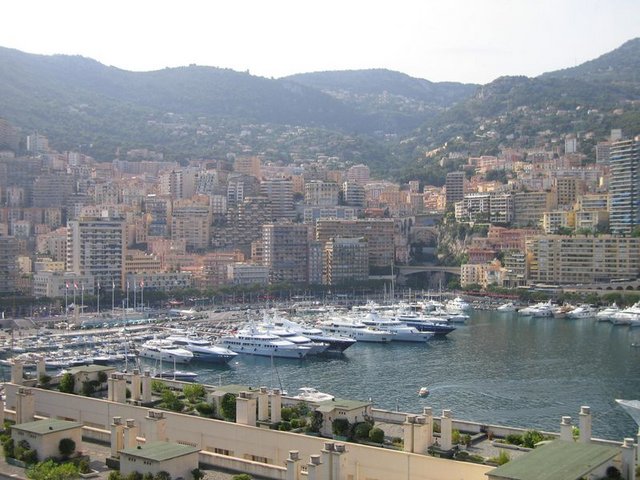 The marina in Monaco