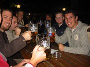 Met up with Cesar, Nick, Monkey, Marty and Serge on the Friday night at the Hoff Brau Haus