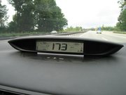 We got Frenchie up to 178km/h on the AutoBahn. Good times