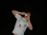Nick doing a shotgun