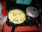 We ate well. Thai green curry