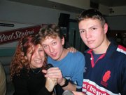 Brian, myself and our Argentinian singing partner.