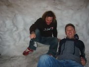 Dan and I found an Igloo on our walk home from the pub