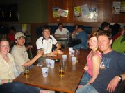 Had some catch up drinks at the Den