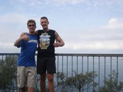 Tim and I up Mt Tomaree