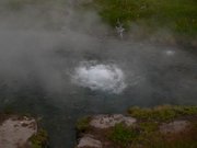 heaps of boiling hot springs around