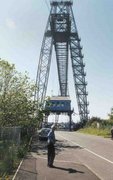 The transporter bridge in Newport.