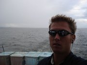 Chilling on the ferry