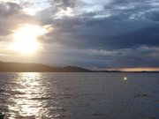 Sunset from the ferry on Lake Nicaragua
