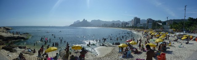 Copacabana beach in Rio