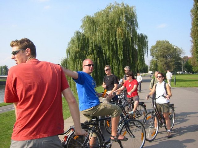 We went on a bike tour of Krackow which was fantastic.