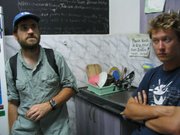 We met this Aussie bloke Phil who was cycling from Finland to Albania. What an adventure!