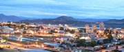 Kelowna by night. This photo was taken when it was pitch black.