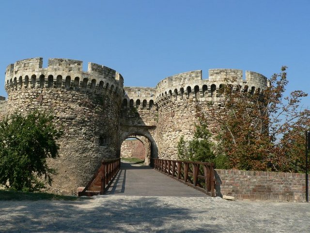 The city walls in Belgade
