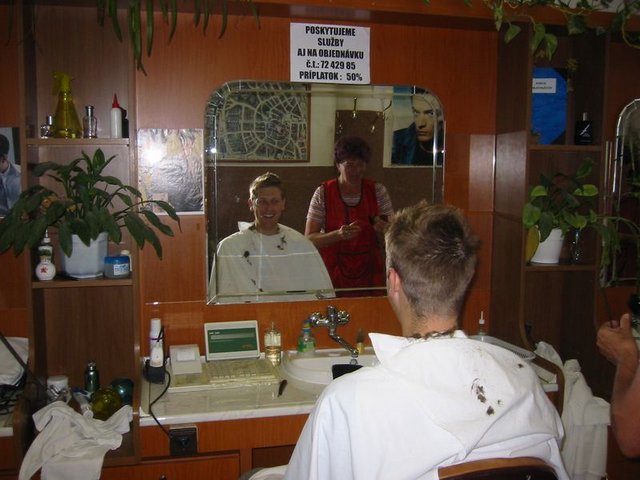 Haircut time again. This cut only cost $2AUS, amazing