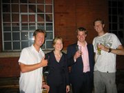 Met Lara and Simon for drinks.