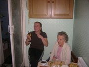 Julie and Aunty Pat, my Welsh relos!