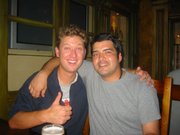 I bumped into my old flatmate Fernando in London. Can you believe it?