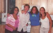 New Jersey - Retta, myself, Mandy and Kate at Retta's house in Cape May