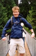 Vancouver - Capilano Suspension Bridge, No jumping on the bridge hey?