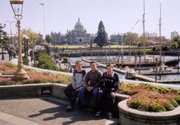 Vancouver Island - Dan, Al and I in Victoria