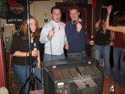 and serenaded them with some Kareoke