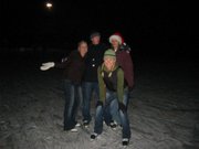 Ice skating in Calgary. Britt, Conor, Kelly, Josie